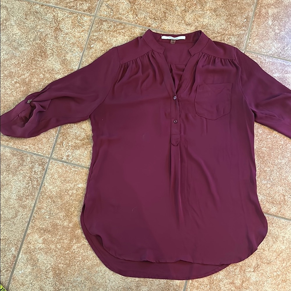 Women's 41 Hawthorn Burgundy Blouse